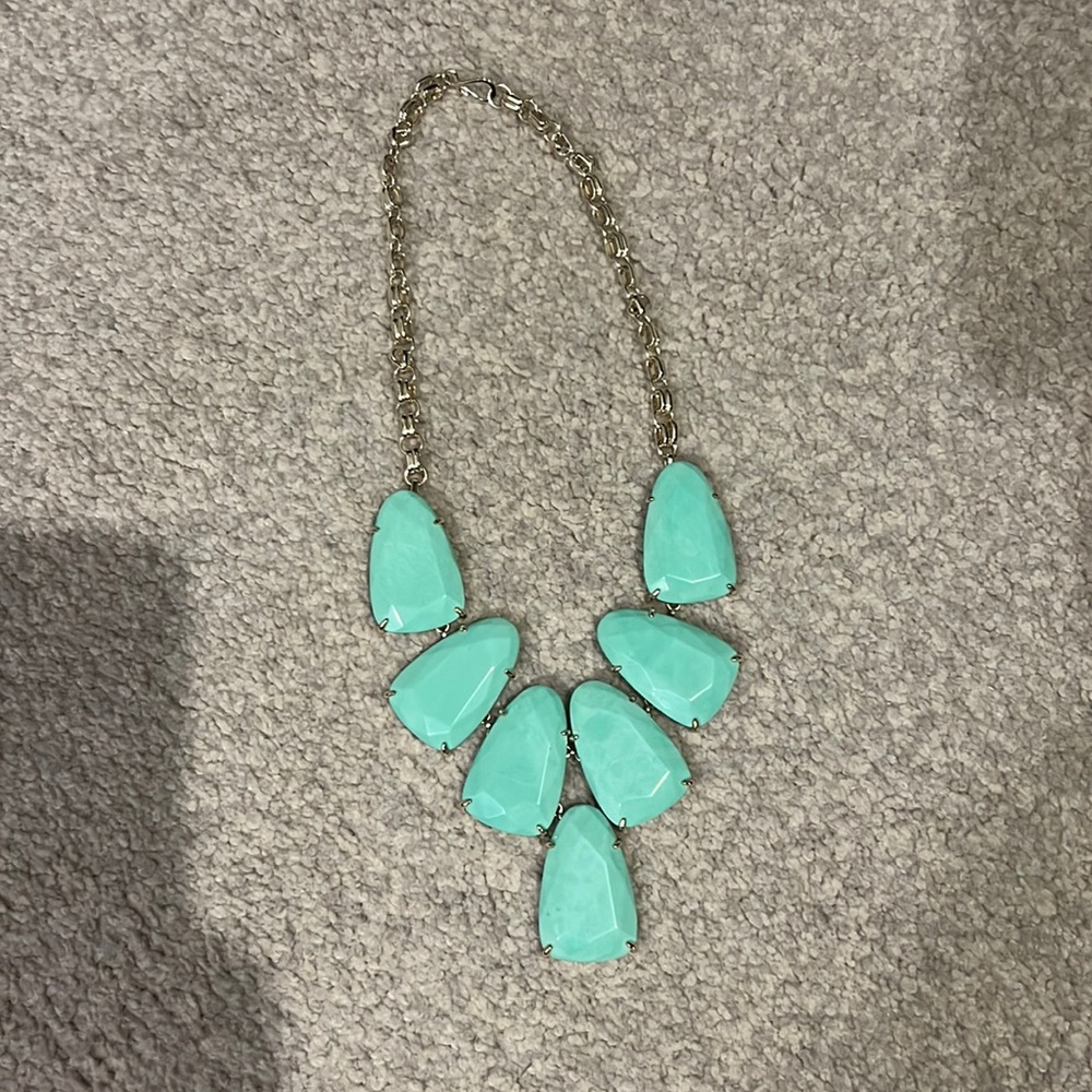 Kendra Scott turquoise statement necklace